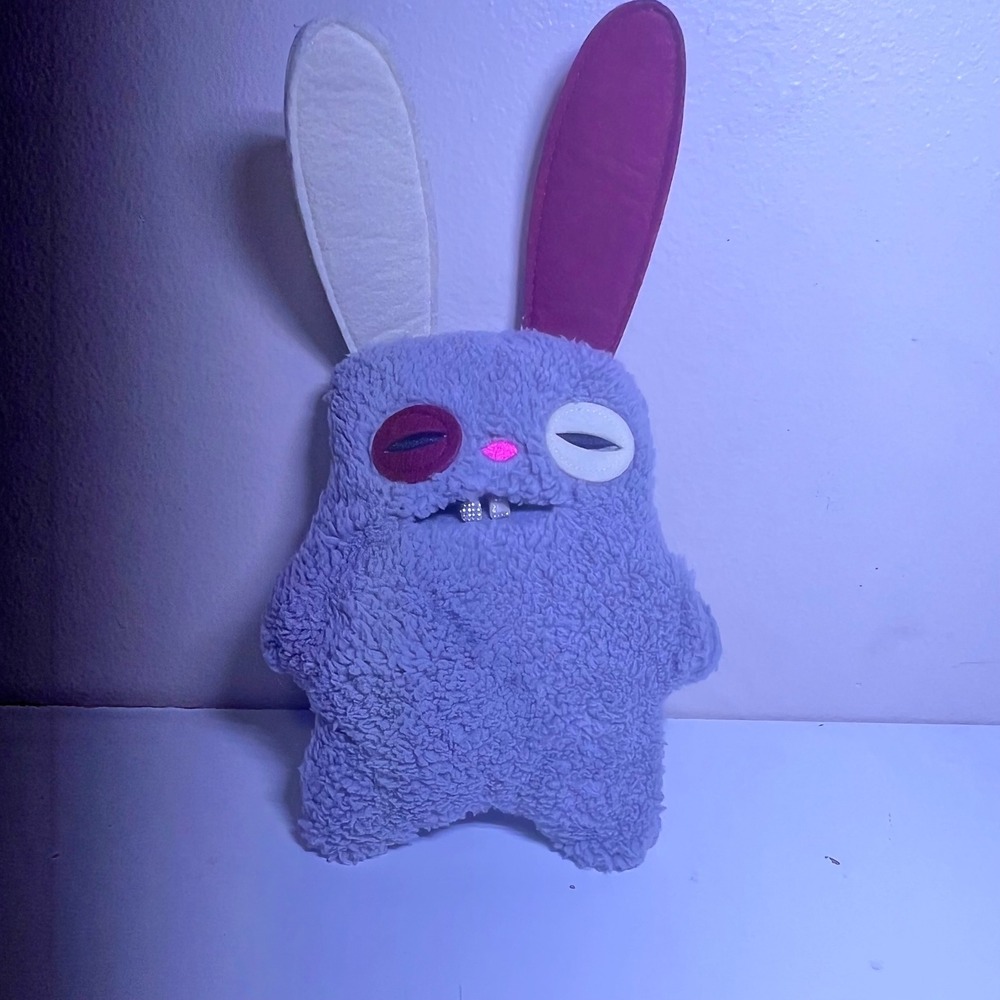 Fuggler Ugly Monster Dog Toy Rabid Rabbit Rare Collectible Bunny Rhinestone